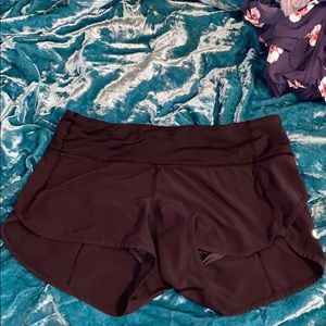 lululemon speed shorts